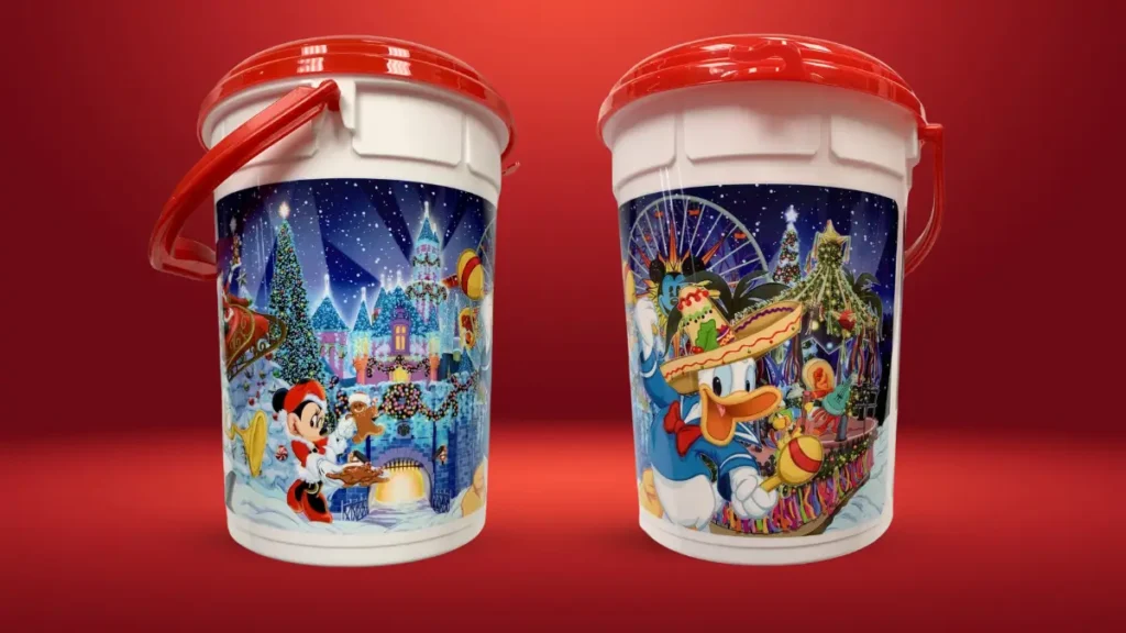Disneyland holiday popcorn bucket