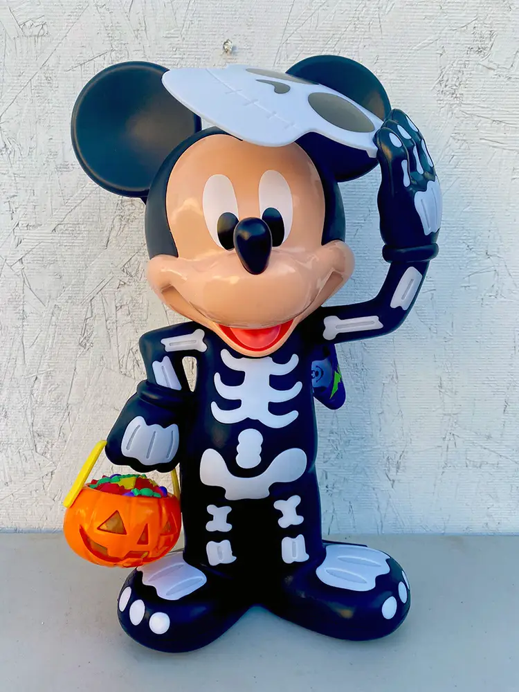 Mickey skeleton popcorn bucket