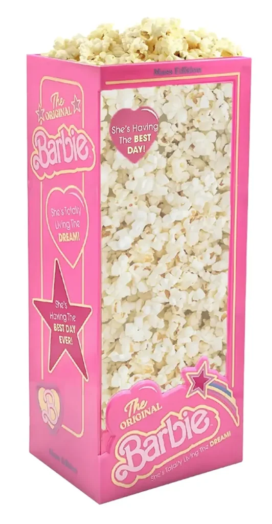 Regal Barbie popcorn box