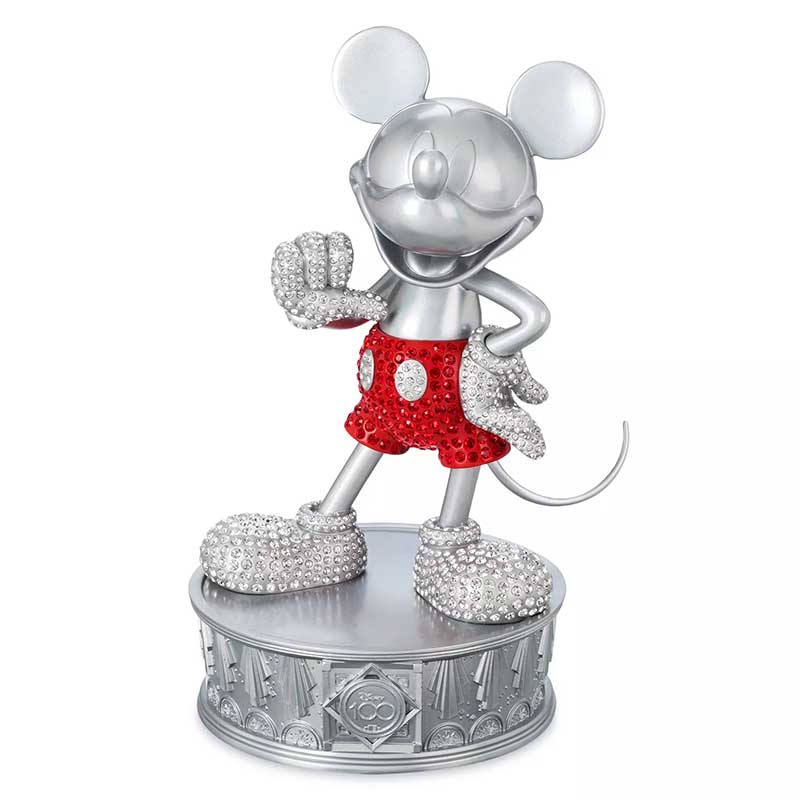 Disney100 Mickey statue with rhinestones