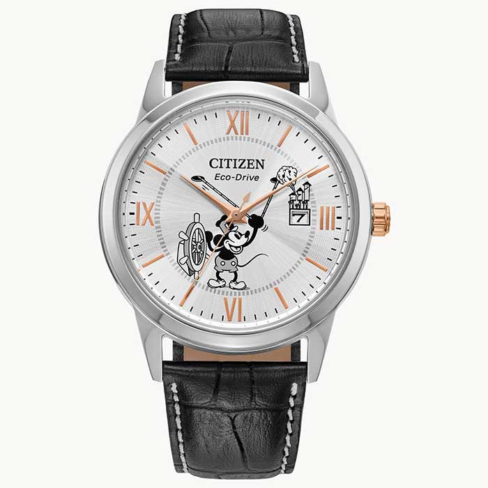 Steamboat Willie watch from Citizen as part of the Disney100 collection.