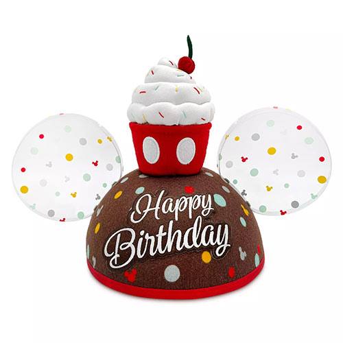 Happy Birthday Mickey ears hat