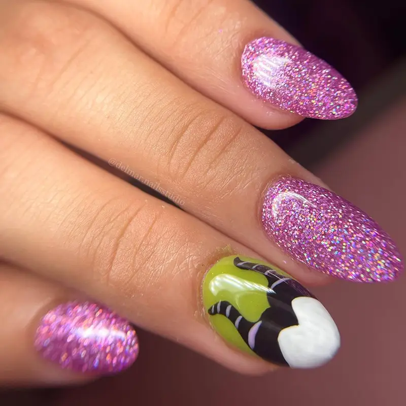 Disney Halloween nails