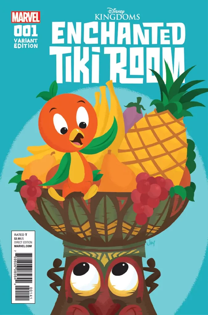 Disney Kingdoms Enchanted Tiki Room comic with Orange Bird cover