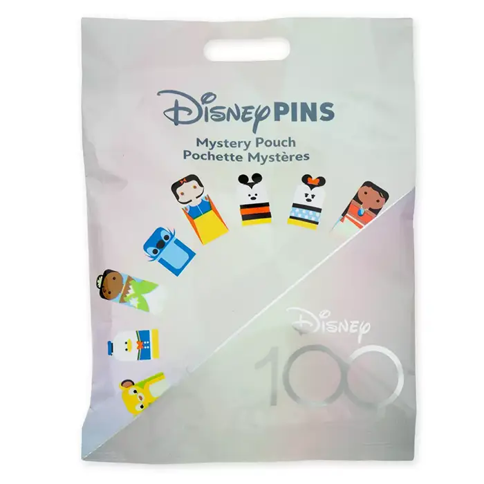 Disney100 Unified Character Collection trading pins mystery pouch