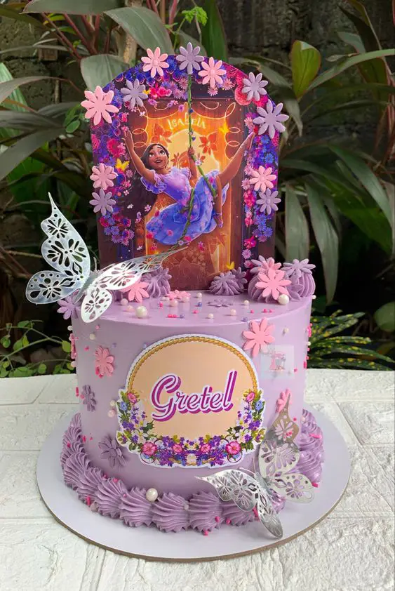 Isabela and Butterfly Cake