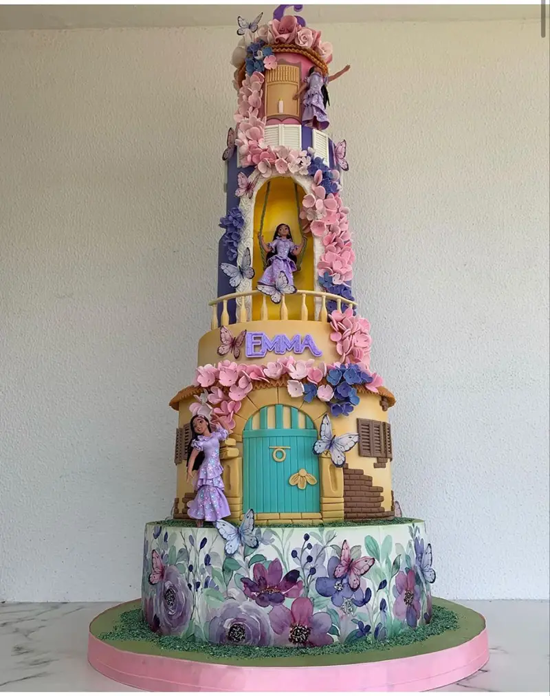 Towering Casita and Isabella Cake