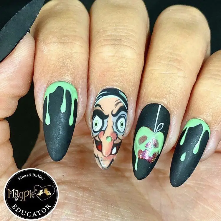 Snow White Witch nails