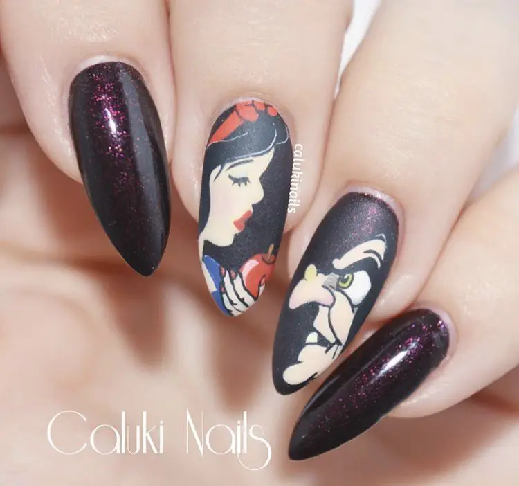 Snow White and the witch nails