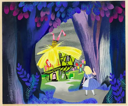 Mary Blair Alice in Wonderland concept art