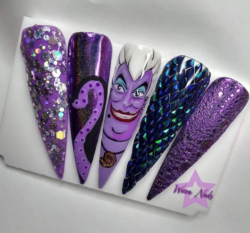 Ursula nail design