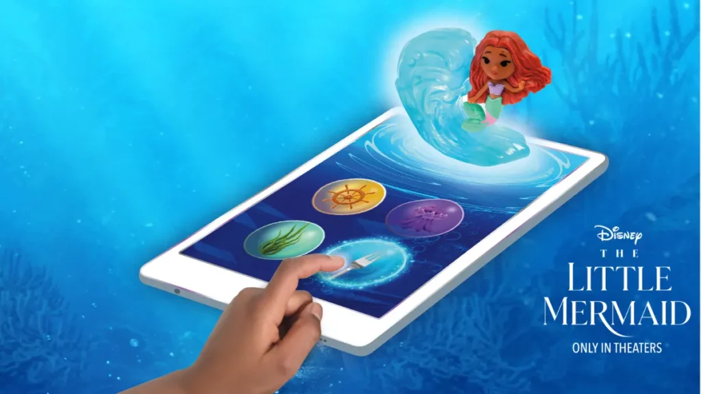 The Little Mermaid McDonald's Happy Meal toy pairs with app
