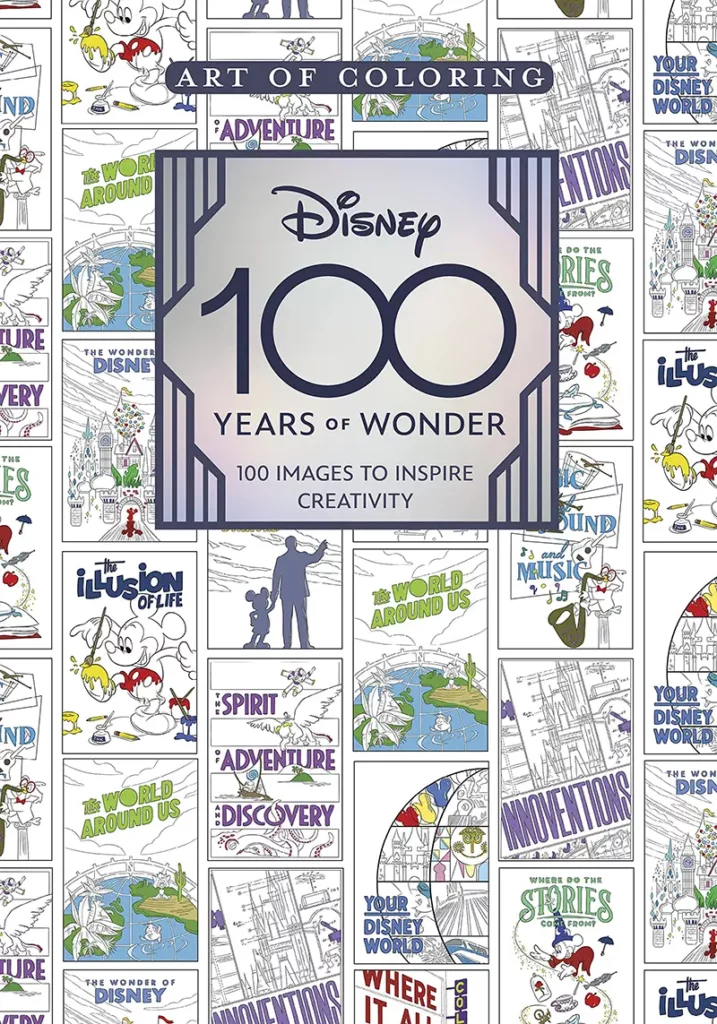 Disney coloring book 100 Years of Wonder
