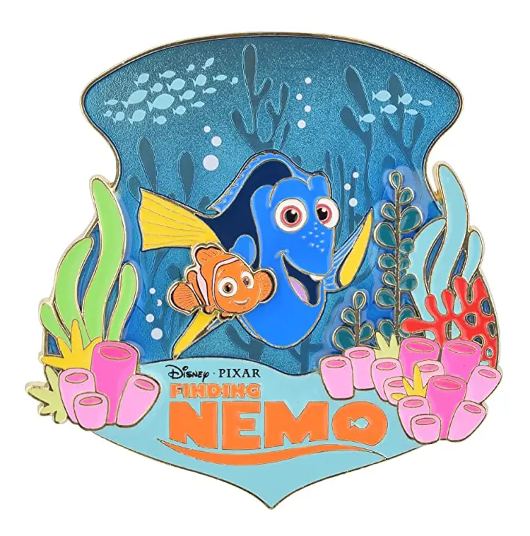 Marlin and Nemo collectible pin from Loungefly