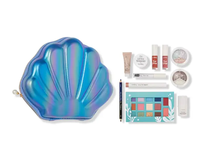 The Little Mermaid makeup set collaboration with Ulta