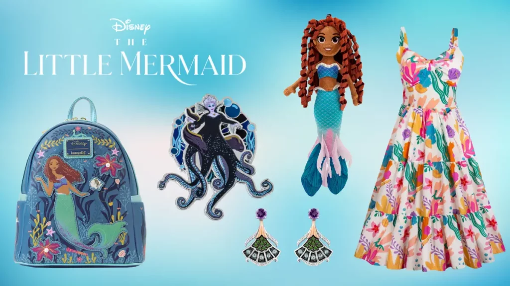 The Little Mermaid merchandise for the 2023 Disney live action remake