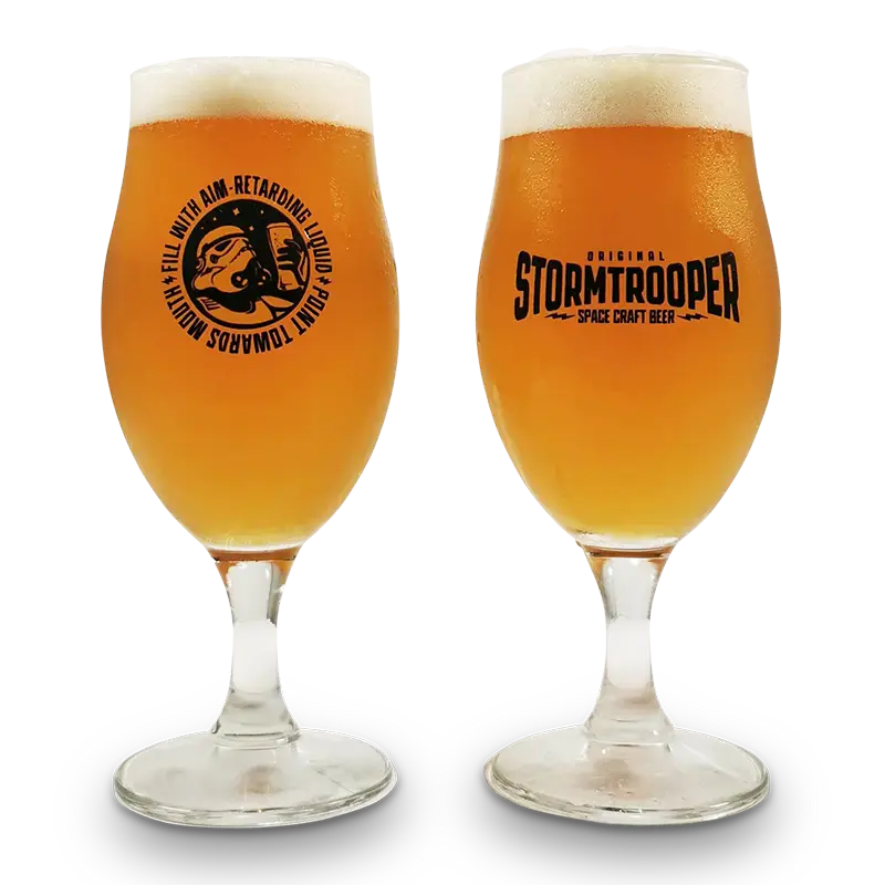 Original Stormtrooper craft ale glasses