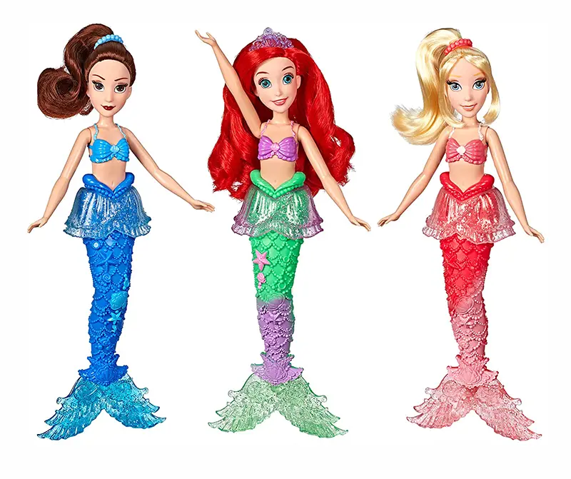 Ariel, Aquata, and Arista doll set. 
