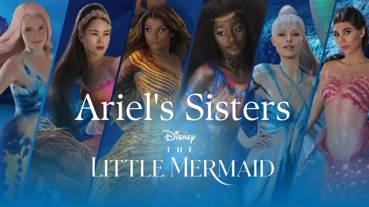 Disney Live Action Little Mermaid Ultimate Ariel and Sisters 7 Pack NEW