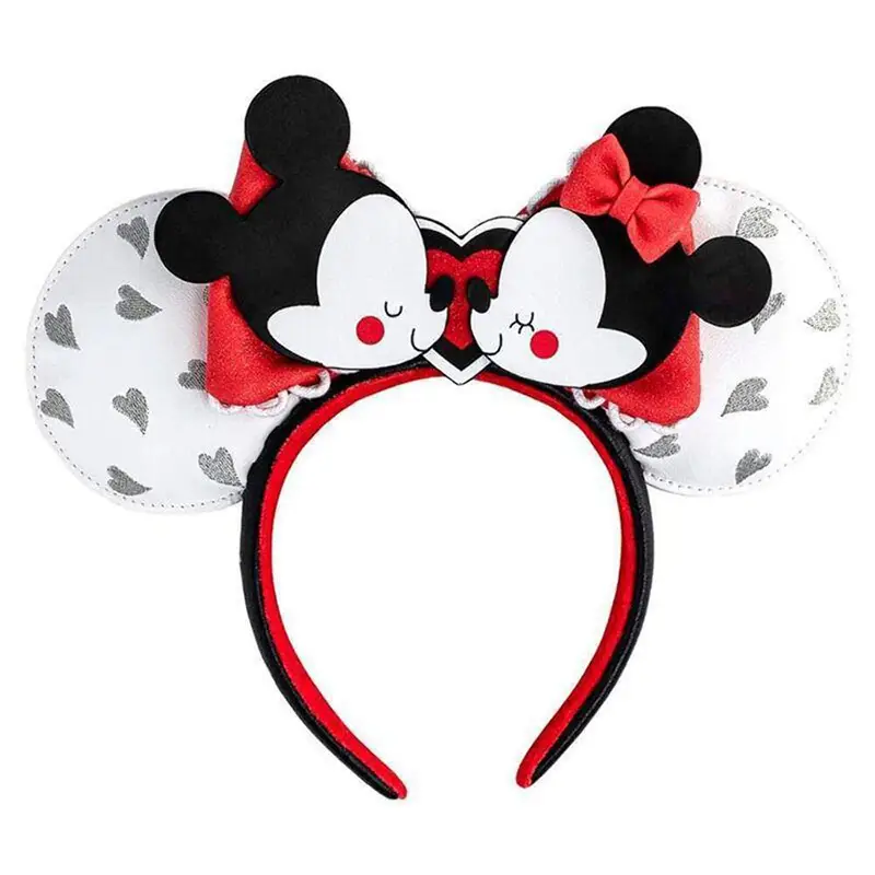 Valentines Mickey ears with Mickey and Minnie