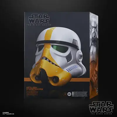 Star Wars Artillery Stormtrooper Black Series helmet box