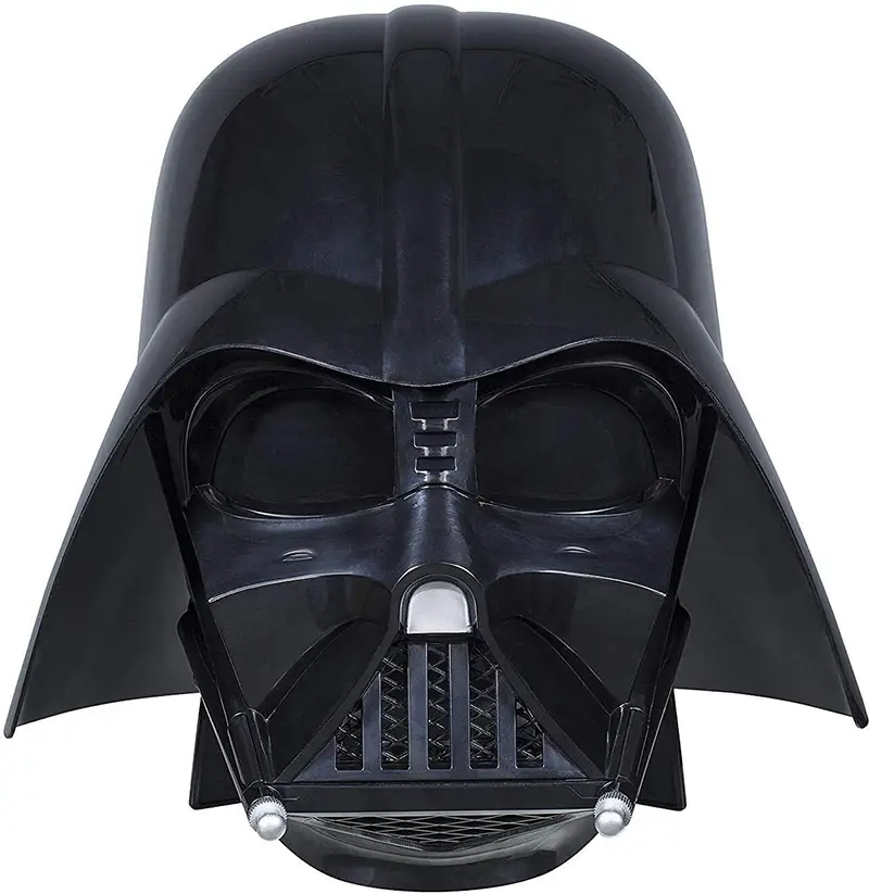 Darth Vader helmet from Hasbro's Star Wars Black Series line