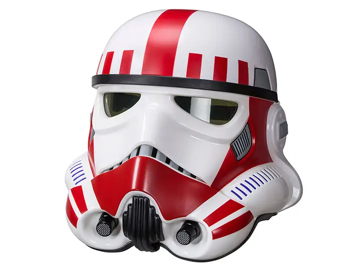 Imperial Shock Trooper helmet from Hasbro's Star Wars Black Series line of helmets