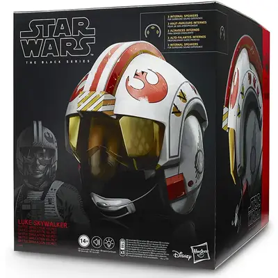 Packaging for Star Wars Black Series helmet for Luke Skywalker