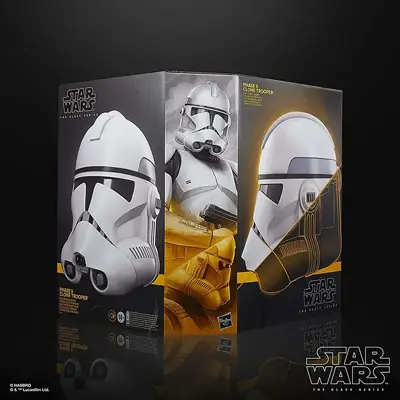 Star Wars Phase II Clone Trooper Black Series helmet box