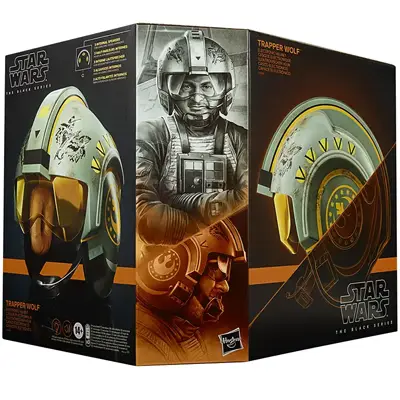 Star Wars Trapper Wolf Black Series helmet box