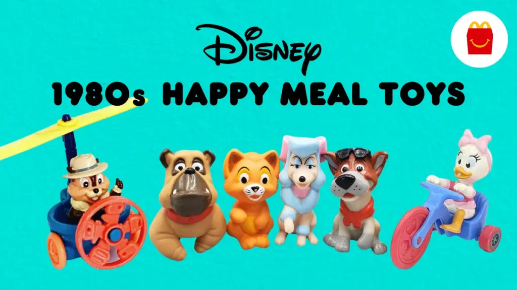 Disney Happy Meal toys from the 1980s