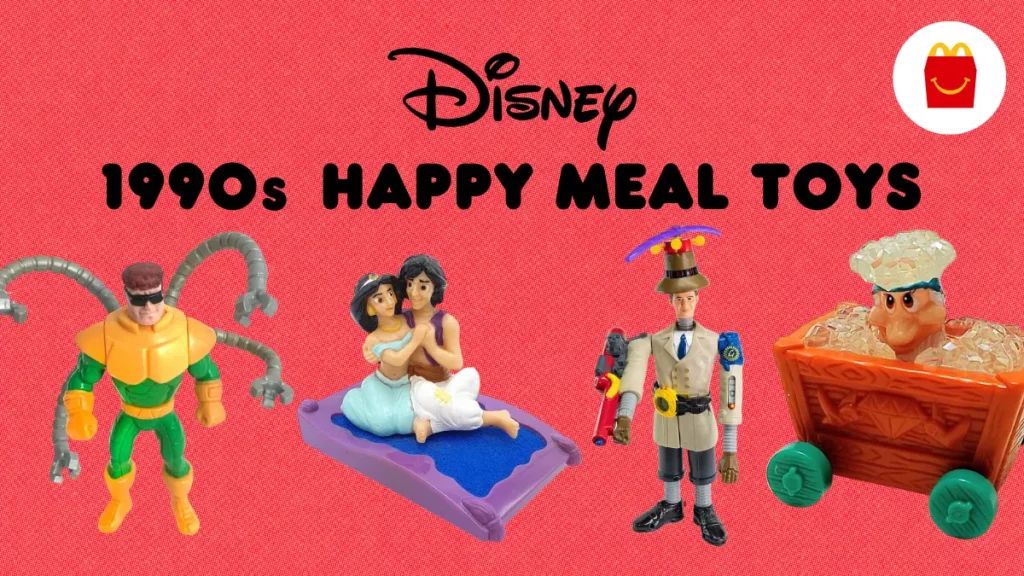 Disney Happy Meal toys from the 1990s