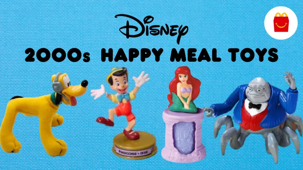Disney Happy Meal toys from the 2000s
