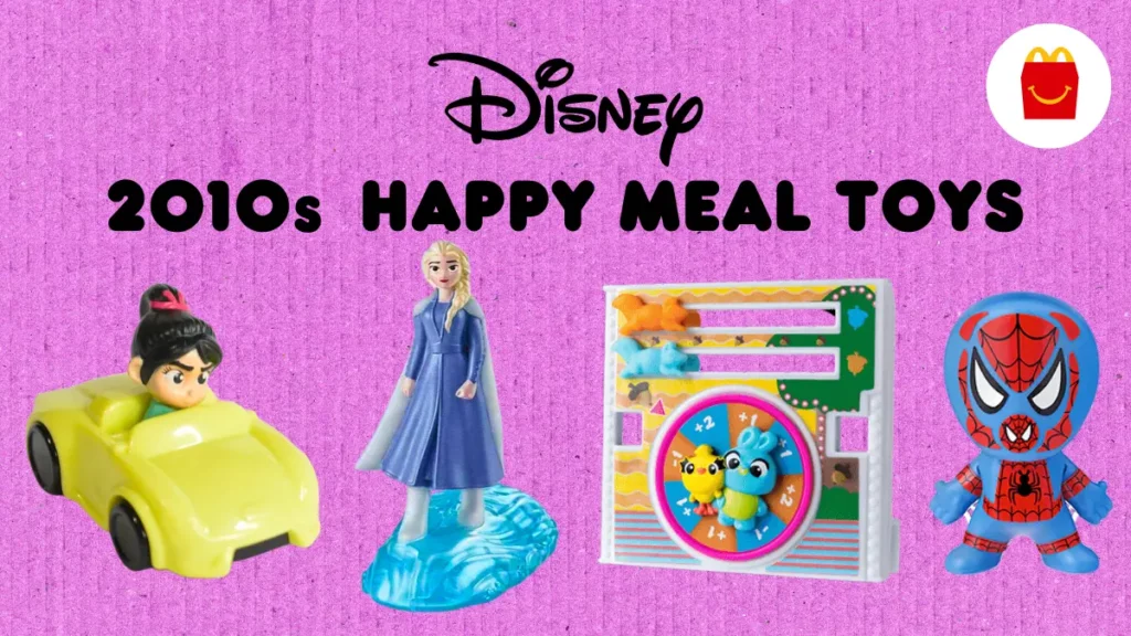 Disney Happy Meal toys from the 2010s