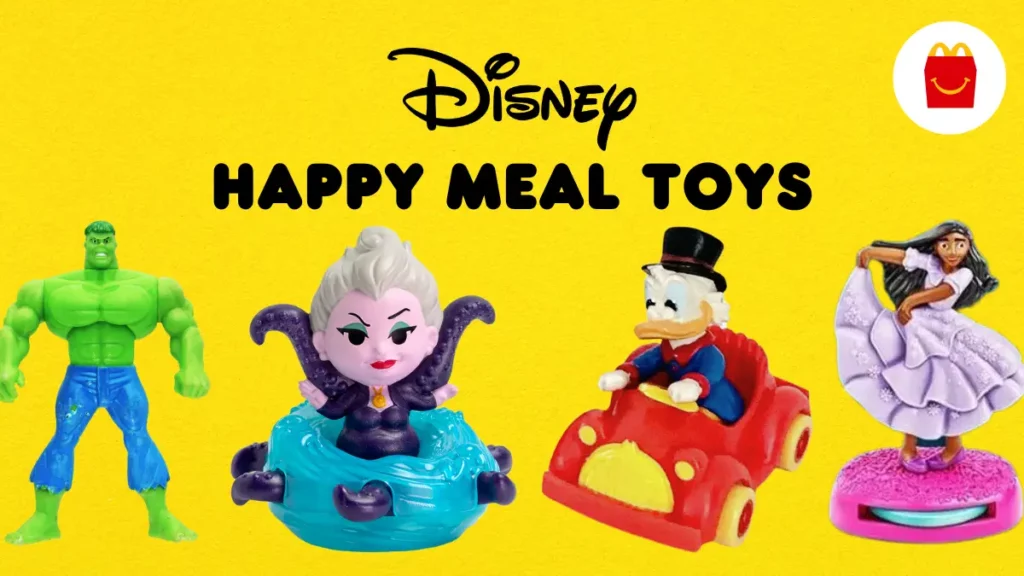 Disney McDonald's Toys from 1980s to today