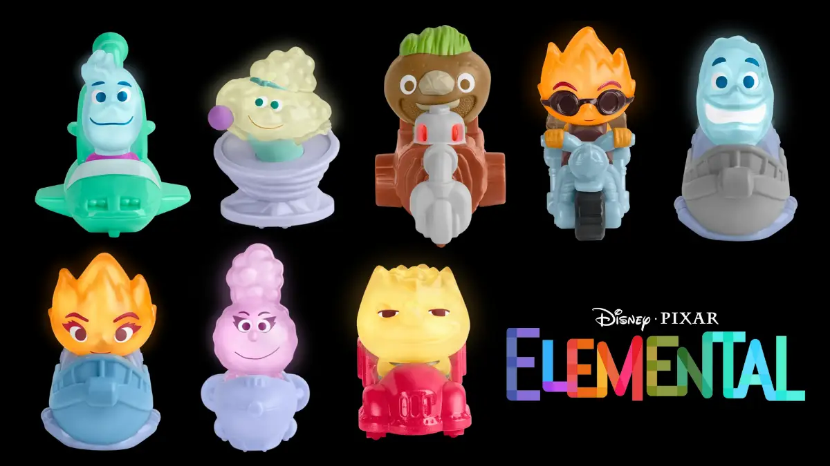 Elemental Happy Meal Toys Now Available At McDonald's, 60% OFF