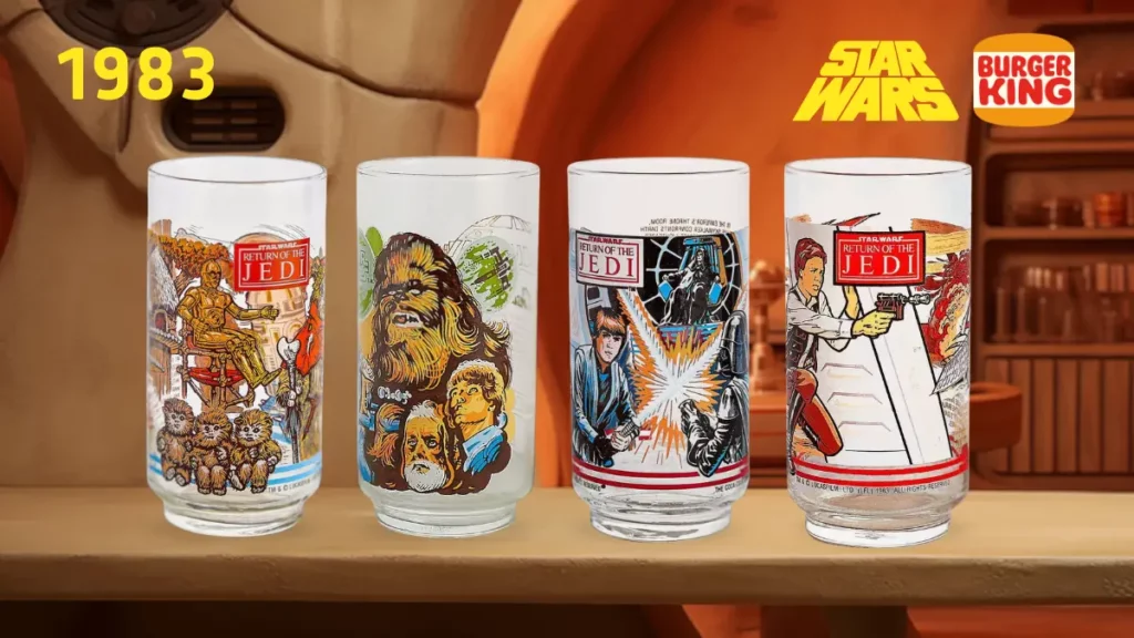 1983 Star Wars Return of the Jedi Luke Skywalker Collector Glass