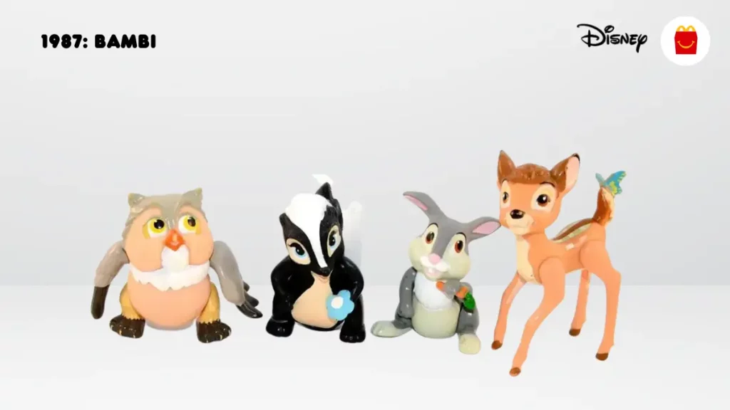 Bambi Happy Meal toys
