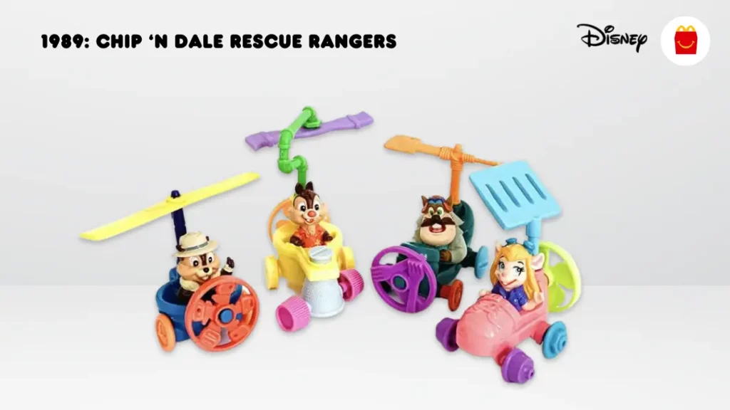 Chip N Dale Happy Meal toys