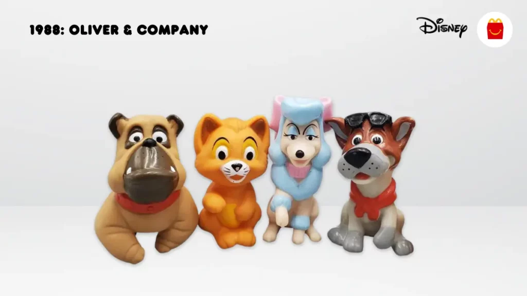 Oliver & Company Happy Meal toys