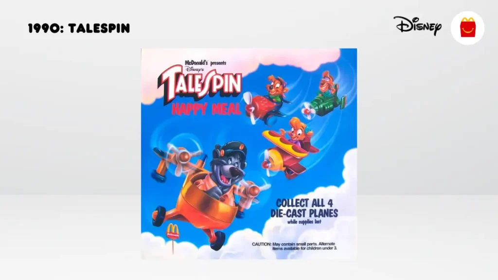 TailSpin Happy Meal toys