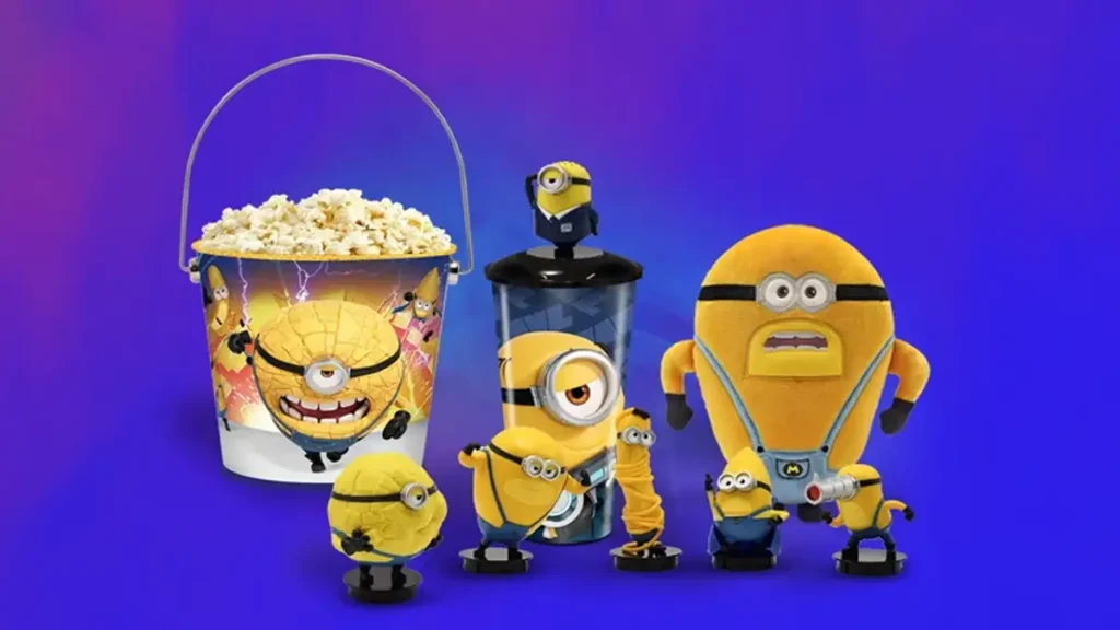 Collectible AMC Despicable Me 4 popcorn bucket