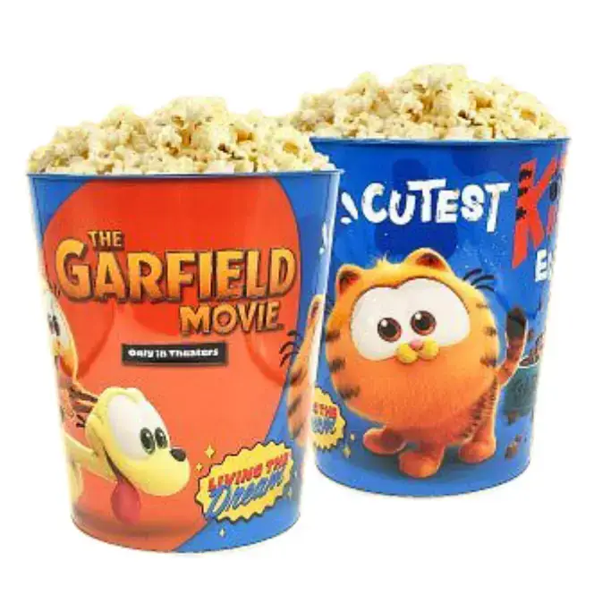 2024 Cinemark Garfield popcorn bucket