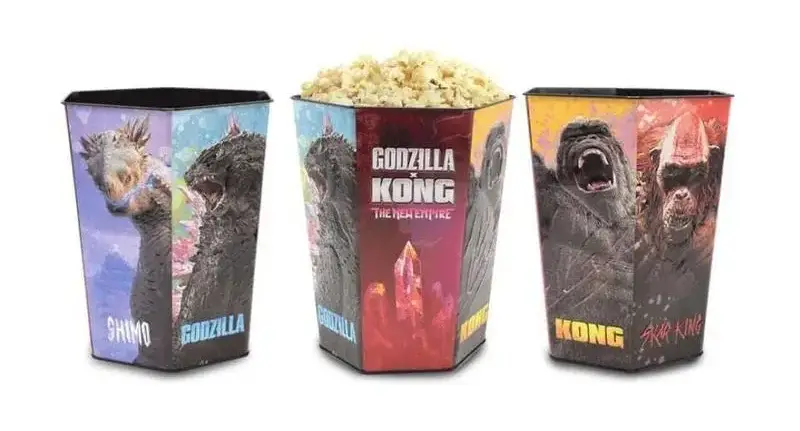 2024 Cinemark Godzilla x Kong popcorn bucket
