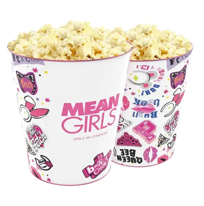 2024 Cinemark Mean Girls popcorn bucket