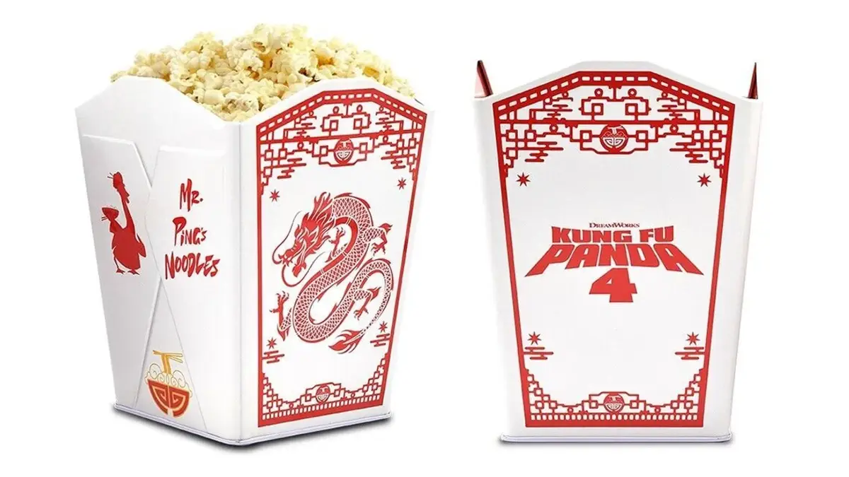 Kung Fu Panda 4 Takeout popcorn bucket