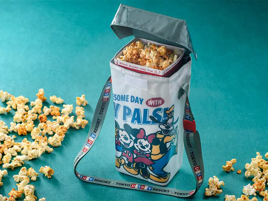 Let's Go Tokyo Disney Resort Souvenir Popcorn Bucket Bag