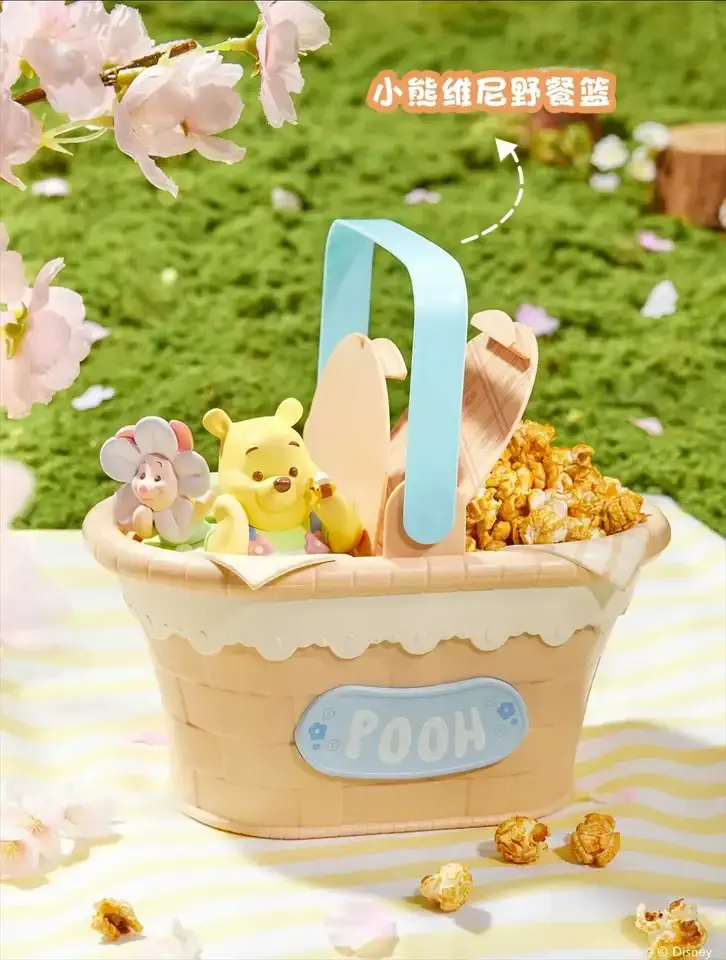2024 Shanghai Disney Winnie the Pooh picnic basket popcorn bucket