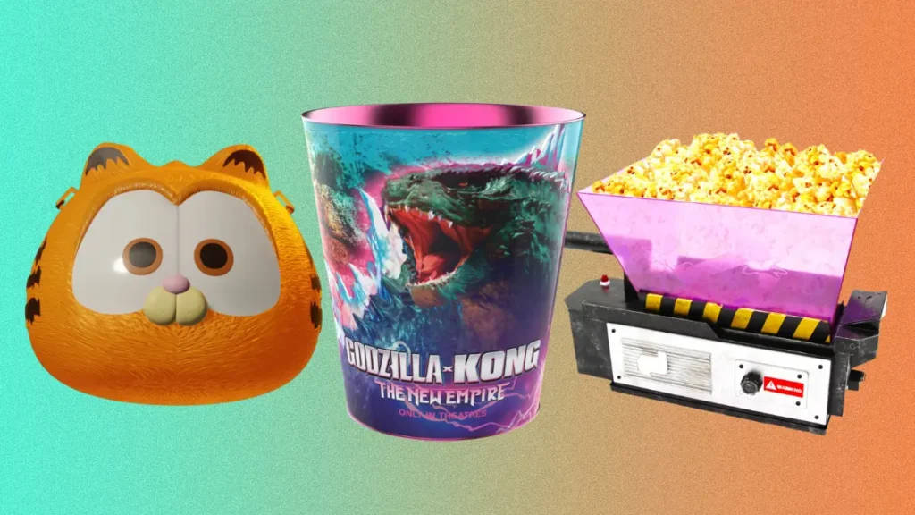 Movie popcorn buckets