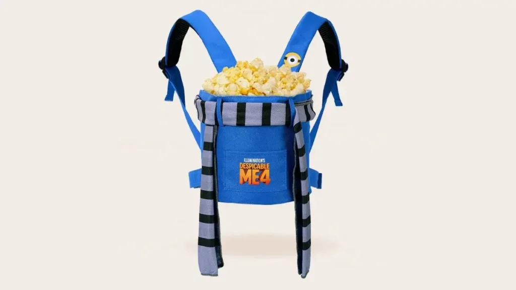 Regal Despicable Me 4 baby carrier popcorn bucket